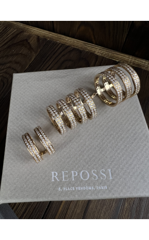 Кольцо Repossi Berbere Rose Gold 9 Row Diamonds (38721) №5