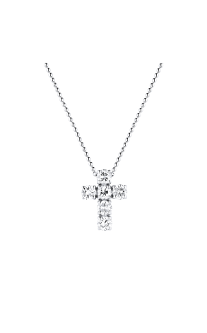 Крест  0,65 ct Round Cut Diamonds Cross (39353)