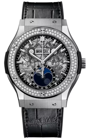 Часы Hublot Classic Fusion Aerofusion Moonphase 517.NX.0170.LR.1104 (39417)