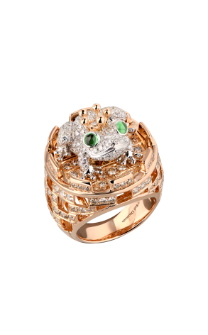 Кольцо RalfDiamonds Rose Gold & Diamonds Frog RDR (38276)