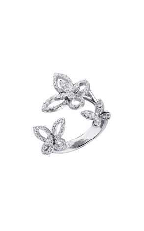 Кольцо GRAFF Triple Butterfly Silhouette Diamond RGR790 (38512) №2