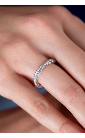 Кольцо GRAFF Spiral Pavé Diamond Band (37044) №2