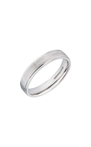 Кольцо RalfDiamonds White Gold Matte Wedding Band (38443) №3