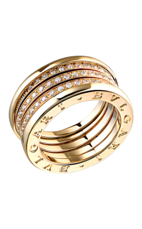 Кольцо Bvlgari BZero1 4-Band Yellow Gold Ring AN851476 (12278)