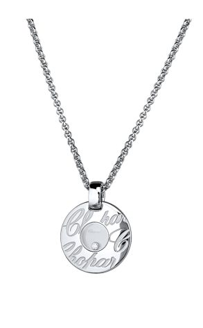 Chopard Chopardissimo Small White Gold Disk Pendant