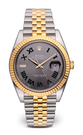 Rolex Datejust 41mm Wimbledon Dial Jubilee Bracelet