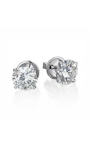 Пусеты GIA 1.50 G/VS1 - 1.50 ct G/VS1 EXEXEX Round Cut Diamonds (39632)