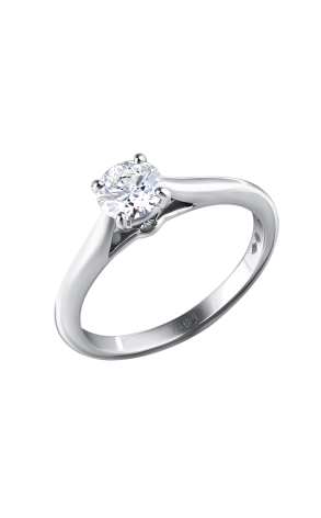 Кольцо Cartier Solitaire 0,50 ct H/VVS2 Platinum (36370)