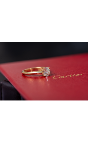 Кольцо Cartier Solitaire 1,06 ct G/VS1 Yellow Gold (38823) №3