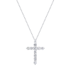 Крест  0,95 ct Round Cut Diamonds Cross (39612) №3