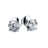 Пусеты  1.52 ct L/VS2 - 1.51 ct L/VS2 Round Cut Diamonds (38188) №3