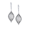 Серьги  White Gold & Round & 1.44 ct Fancy Cut Diamonds (39396) №2