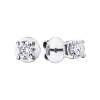 Пусеты GIA 1,01 ct I/SI1 - 1,01 ct I/SI2 Round Diamonds (38336) №4