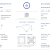 Кольцо  1,00 ct F/VS1 Princess Cut Diamond (38137) №4