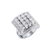 Кольцо  3,46 ct Round Cut Diamonds & White Gold (39645) №3