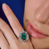 Кольцо RalfDiamonds с изумрудом 2,70 ct Intense Slightly Bluish Green и бриллиантами 1,75 ct (39460) №9