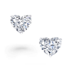 Пусеты GIA 1,03 CT I/VS1 - 1,02 CT I/VS2 Heart Cut DIAMONDS (38383) №4