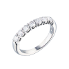 Кольцо Tiffany & Co Forever in Platinum with a Half-circle of Diamonds, 3 mm Wide 60004428 (38875) №2