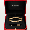 Браслет Cartier Love small model yellow gold 10 diamonds CRB6047816 (38112) №5