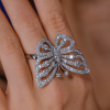 Кольцо Van Cleef & Arpels Flying Butterfly Between Finger White Gold VCARA13500 (38827) №6