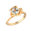 Кольцо Carrera y Carrera Baby Cupid Blue Topaz Yellow Gold (38284) №2