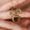 Подвеска Dolce & Gabbana Love Yellow Gold Garnets & Sapphires WAEL1G WGRA1 Z0000 (37962) №6