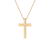 Крест Tiffany & Co Yellow Gold & DIamond 0.02 ct Cross (39106) №2