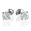 Пусеты GIA 1.21 F/VS1 - 1.20 ct F/VS1 EXEXEX Round Cut Diamonds (39411) №4