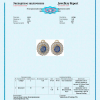 Серьги  6.52 ct Natural Sapphire Oval Mixed Cut & 1.57 ct Natural Diamonds (38856) №4