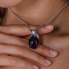 Подвеска  White Gold & Amethyst (38555) №6