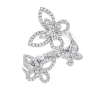 Кольцо GRAFF Triple Butterfly Silhouette Diamond RGR790 (38512) №3