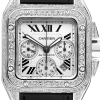 Часы Cartier Santos 100 XL Chronograph 2740 (37187) №4