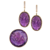 Комплект  Сarved Amethyst & Diamond Yellow Gold (38529) №4