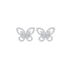 Серьги GRAFF Butterfly Silhouette Diamond Stud RGE879 (38282) №3