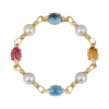 Браслет Bvlgari Allegra Yellow Gold Pearl & Multi-Gem Bracelet (39658) №4