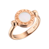 Кольцо Bvlgari - rose gold flip mother-of-pearl and onyx 347762 (38822) №4