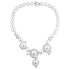 Колье Mikimoto 12.82 ct Diamonds & 9.75 - 13.07 mm Silver Lipped Cultured Pearl Piece Unique (38460) №6