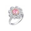 Кольцо GIA 1,01 ct Cushion Cut Faint Pink/SI1 GIA (38714) №5