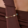 Браслет Bvlgari Allegra Yellow Gold Pearl & Multi-Gem Bracelet (39658) №5