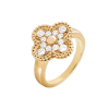 Кольцо Van Cleef & Arpels Vintage Alhambra Yellow Gold Diamonds VCARO26M00 (38177) №4