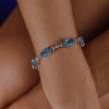 Браслет H.Stern Aquamarine and Diamond Bracelet in White Gold (38567) №8