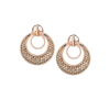 Серьги  2,40 ct Rose Gold & Diamonds (39005) №2