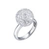 Кольцо  Boule Ring White Gold & Diamonds (39830) №2