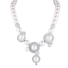 Колье Mikimoto 12.82 ct Diamonds & 9.75 - 13.07 mm Silver Lipped Cultured Pearl Piece Unique (38460) №7