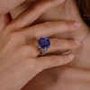 Кольцо Shimansky jewelry 17.95 ct Deep Blue/VVS Natural Tanzanite (38579) №8