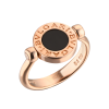 Кольцо Bvlgari - rose gold flip mother-of-pearl and onyx 347762 (38822) №3