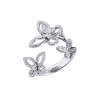 Кольцо GRAFF Triple Butterfly Silhouette Diamond RGR790 (38512) №4