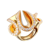 Кольцо De grisogono Zigana Yellow Gold & Diamonds 50521 (39275) №2