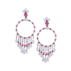 Серьги GRAFF Gypsy earrings with Diamonds & Rubies GE8772 (38180) №5