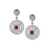 Серьги GRAFF Bullseye Ruby & Diamond GE19226 (38057) №5